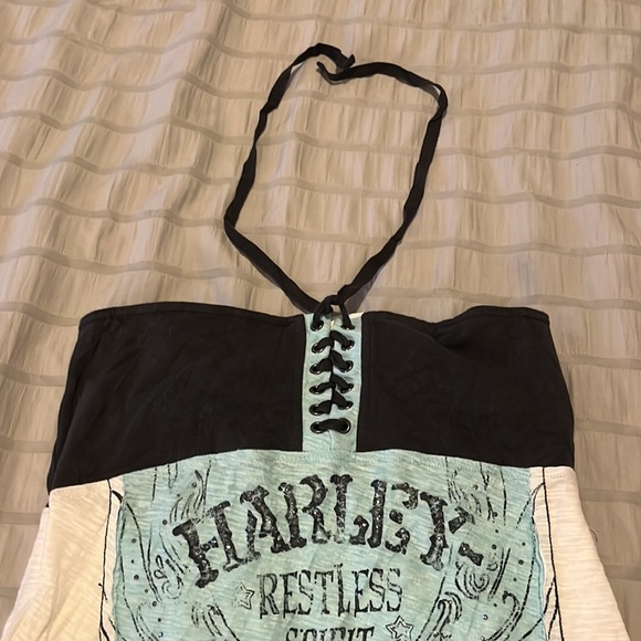 NEW harley davidson strapless summer dress size small - Picture 3 of 5